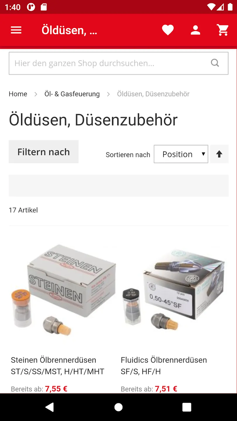 A screenshot of the HRB mobile app created by converting their website into an app