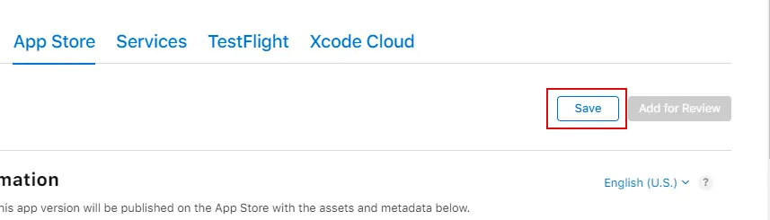 A screenshot of the "Save" button.